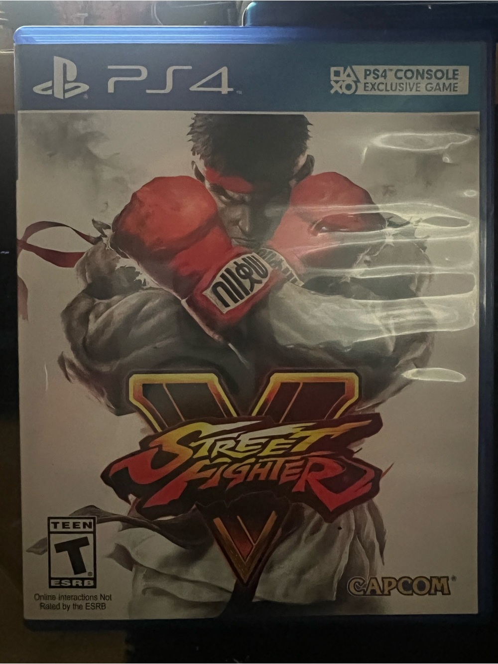 Street Fighter V (PS4) - Capcom, White & Red Cover
